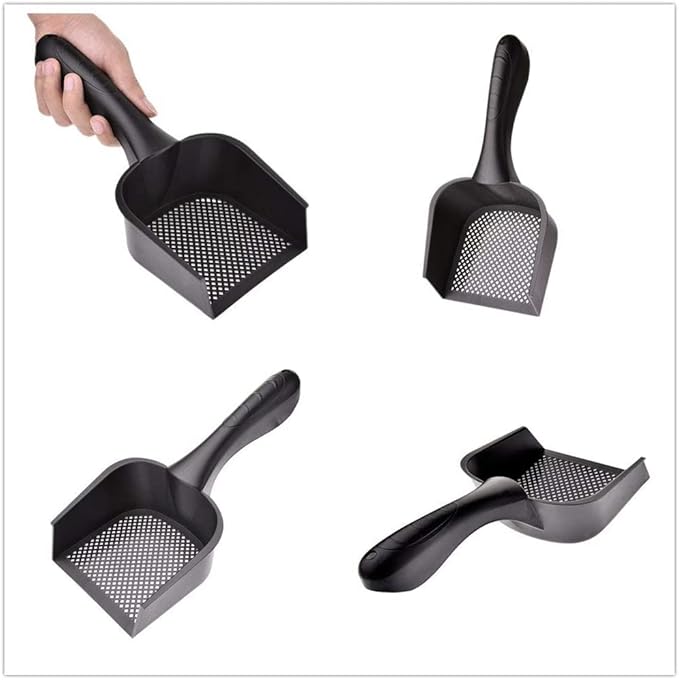 Cat Litter Scoop,Kitty Pet Shovel Scoop Reptile Terrarium Bedding Litter Cleaner Scoop For Cat Tortoise Snake,Hole:2.5mm Suitable For Very Fine Cat Litter