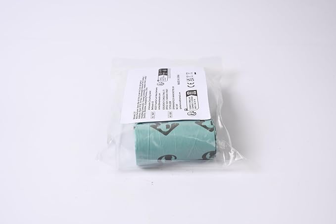 60 Count Cat Litter Waste Poop Bags Scented for Cat Litter Scoop, Cat Litter Clump & Poop Bags, Cat Litter Poop Clump, Super Thick, Durable, Easy Clean Up Litter Pan Bags for Pet Cats, Green