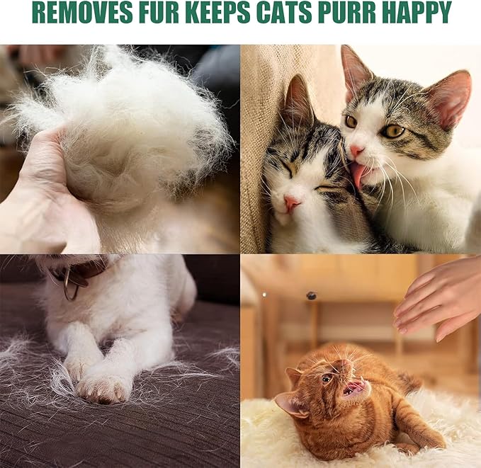 2025 New Pet Hair Removal Glove, Gentle Pet Grooming Glove Brush Pets Gloves Deshedding Tools for Cats and Dogs