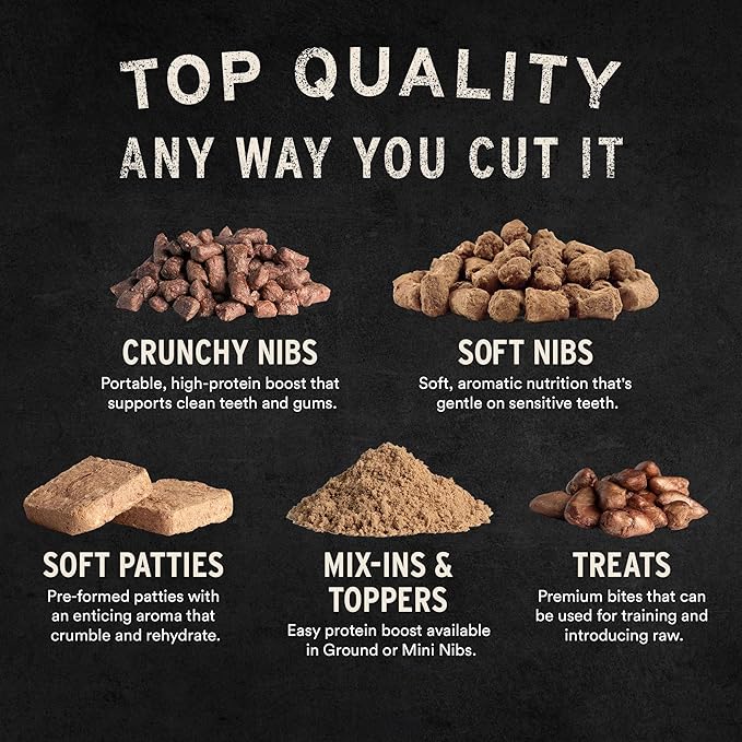 Vital Essentials Single Ingredient Chicken Hearts Dog Treats, 1.9 oz | Freeze-Dried Raw | Premium Quality High Protein Training Treats | Grain Free, Gluten Free, Filler Free