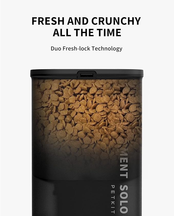 PETKIT Automatic Cat Feeder, 2.4G WiFi Automatic Dog Feeder, App Control Pet Food Dispenser with Triple Fresh-Lock System, Up to 10 Meals Per Day, Schedule Feeding, Food Shortage Alert, 3L Capacity