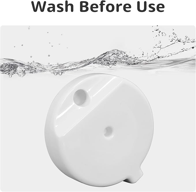 8Pcs Gravity Pet Water Fountain Filters, Automatic Pet Waterer Replacement Filters for 3.6L/4.6L/6L/8L Dog Water Dispenser(8 Filters with 1Brush)