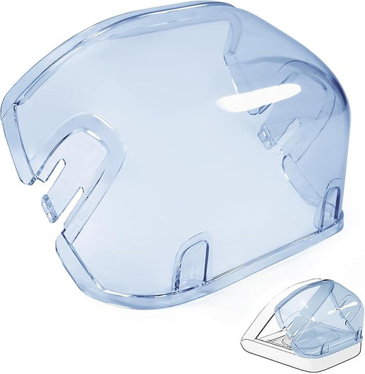 Rear Cover for Automatic Microchip Cat Pet Feeder - Prevents Persistent Pet from Getting Food from The Back of The Feeder - Blue