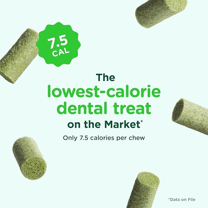 Minties Dental Chews for Dogs, 60 Count FreshBites Soft and Chewy Dental Treats for Dogs, 50 Count