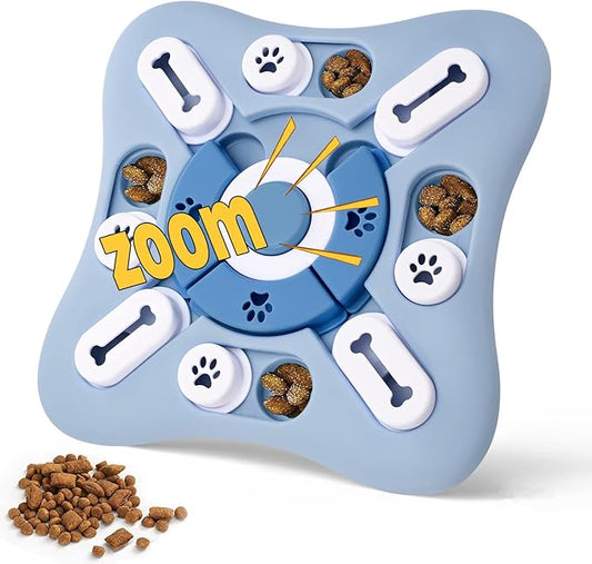 XIGOU Dog Puzzle Toys - Treat Dispensing Dog Enrichment Toys for IQ Training & Brain Stimulation - Interactive Mentally Stimulating Toy - Gifts for Puppies, Cats, Dogs