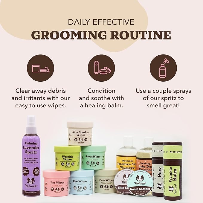 Natural Dog Ear Wipes (50 Ct) Essential Oil Infused Hygenic Dog Ear Cleanser for Dogs, Reduces Odor, Soothing Calendula, Aloe Vera, Witch Hazel, Dog Ear Itch Relief, Vegan