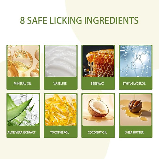 FlowFish [50 g/1.76 oz *2] Dog Paw Balm with Coconut Oil for Dogs and Cats, Dry Paw Pad Moisturizer & Essential Oils Safe for Dogs with Non-irritating Pet Care/Horse Hoof Care