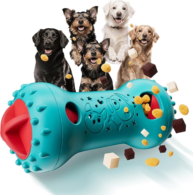 knitly Interactive Dog Toys, Adjustable Treat Dispensing Toy to Keep Them Busy, Dog Enrichment for Brain Stimulation & Cognitive for Puppy Puzzle to Reduce Boredom - Ideal Gift for Cats and Dogs