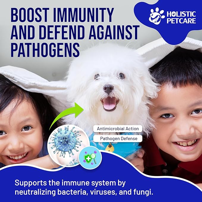 Holistic Pet Care - Colloidal Silver Spray for Dogs, Cats, Horses & Birds - 20 PPM Effective Wound Care, Hot Spot Treatment, Skin Relief & Immune Support - All-Natural Pet Silver Spray (16 Oz)