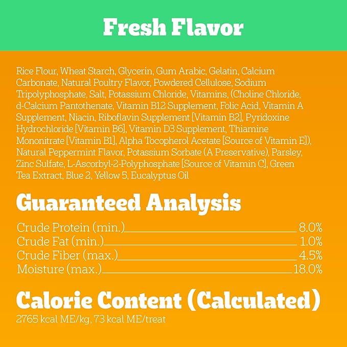 Pedigree Dentastix Large Breed Dog Treats, Original, Beef & Fresh Flavor, 2.73 lb. Variety Pack (51 Treats)