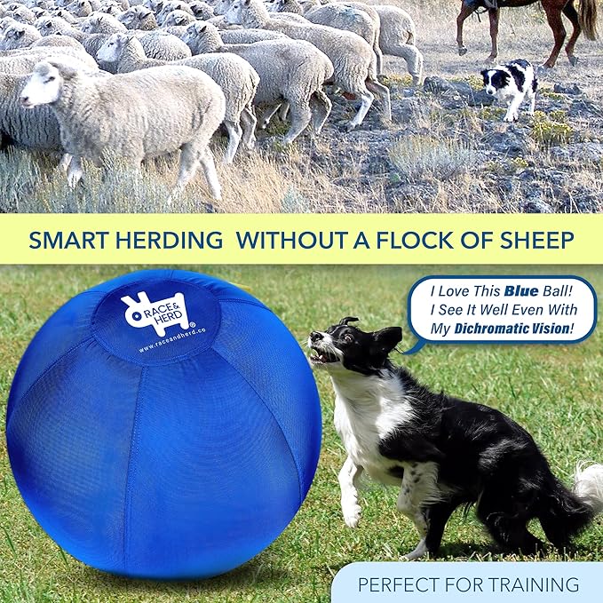 Race&Herd 25" Cover for Herding Ball for Dogs Large - Replacement Herd Balls for Dogs Toys Sleeve, Outer Layer Herding Ball for Australian Shepherd, Hearding Balls Cover Only